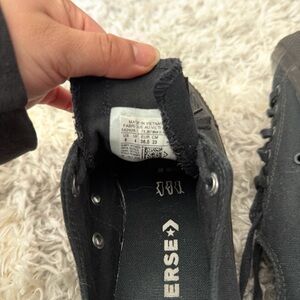 Converse Classic Black Canvas Sneakers